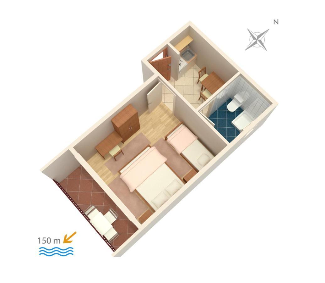 Apartments With A Parking Space Baska Voda, Makarska - 301 מראה חיצוני תמונה